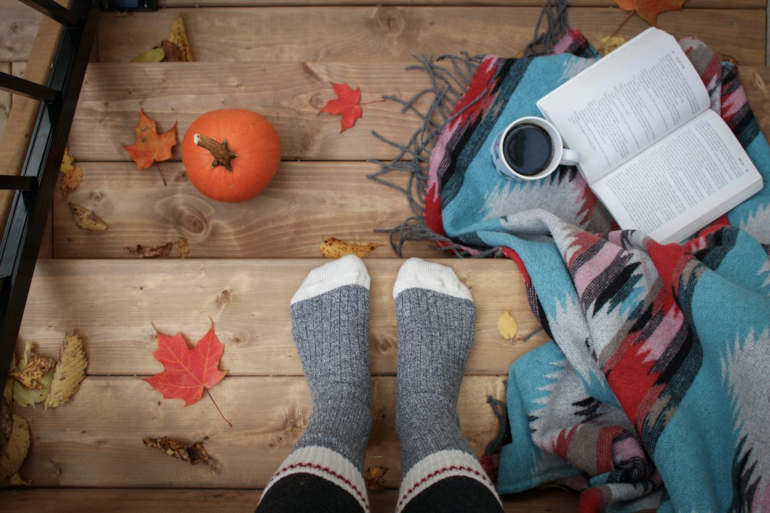 Herfststuk met kabels verborgen onder bladeren. Herfststuk met kabels verborgen onder bladeren.